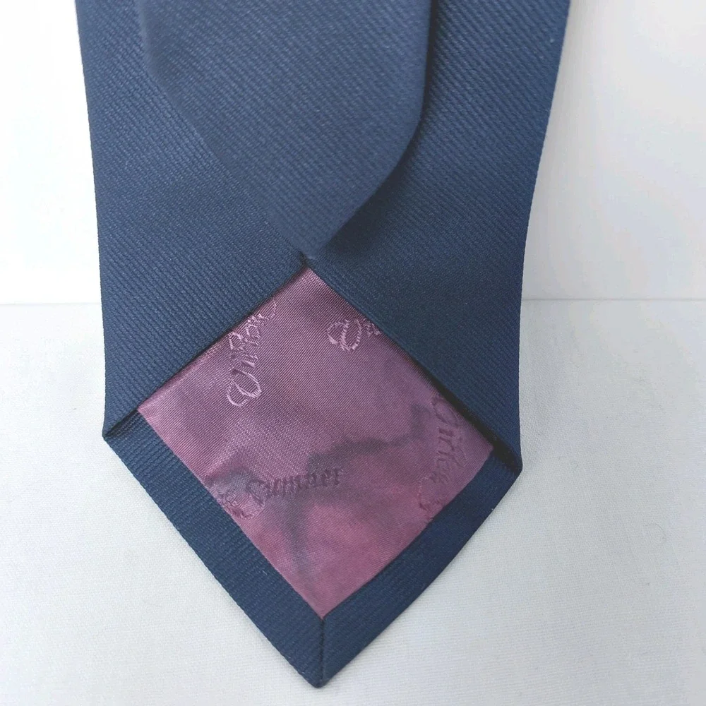Victor Sumner &‎ Co LTD Repp Necktie Navy Red Eagle Propeller Tie England *READ